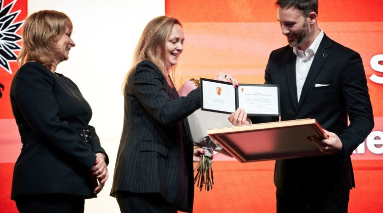 Sławosz Uznański-Wiśniewski Honorowym Obywatelem Województwa Łódzkiego