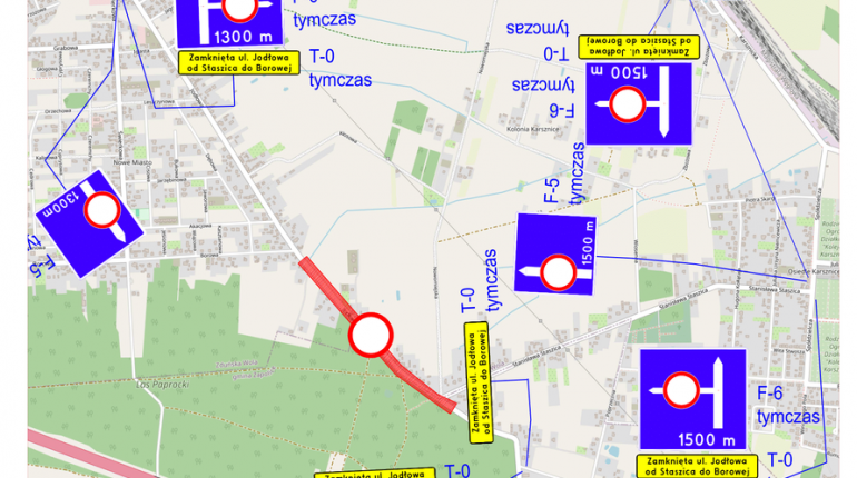 Od dziś zmiany w ruchu na Jodłowej w Zduńskiej Woli 