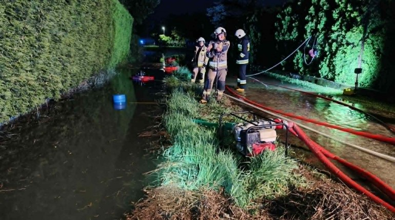 Burze i ulewny deszcz dały się we znaki. Strażacy interweniowali kilkadziesiąt razy